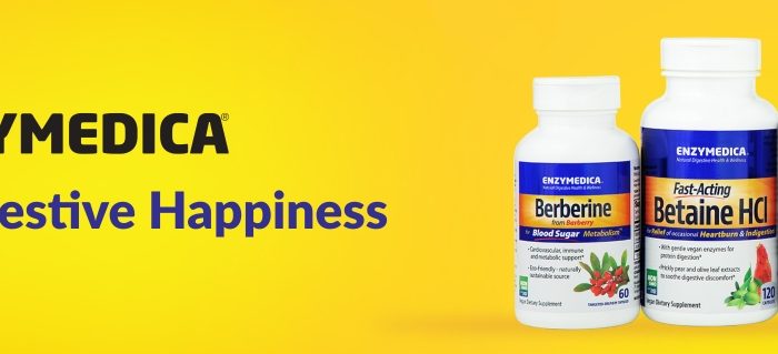 Enzymedica #1 về Enzyme tiêu hóa và thực phẩm bổ sung tại Mỹ. 1 Enzymedica