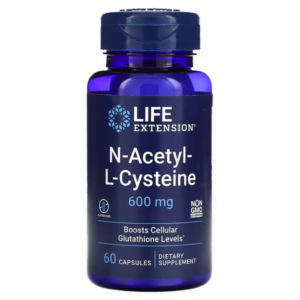 Bổ sung N-Acetyl-L-Cysteine 600 mg 60 viên, Life Extension