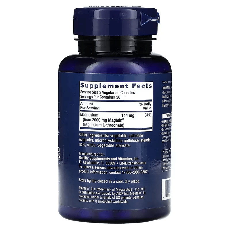 Bổ sung Neuro-Mag Magnesium L-Threonate 90 viên, Life Extension 2 Bổ sung Neuro-Mag Magnesium L-Threonate 90 viên, Life Extension - Ảnh 2