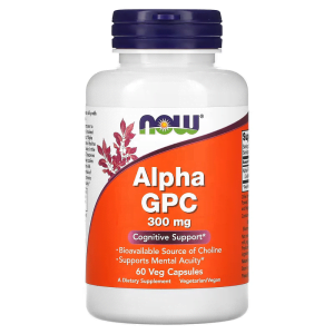 Viên uống Alpha GPC 300 mg lọ 60 viên Now Foods