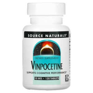 Viên uống hỗ trợ hiệu suất nhận thức Vinpocetine 10 mg lọ 120 viên Source Naturals