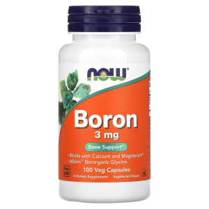 Viên uống hỗ trợ xương Boron 3 mg hộp 100 viên của Now Foods