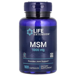 Viên uống hỗ trợ khớp MSM 1000 mg hộp 100 viên (1000 mg mỗi viên) của Life Extension