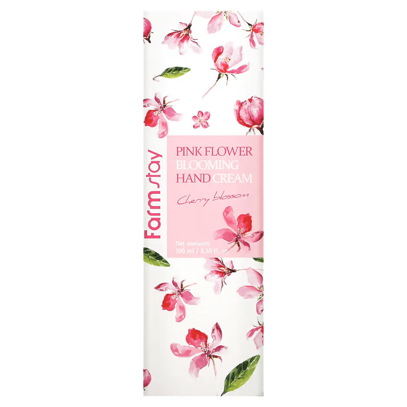 Kem Dưỡng Da Tay Pink Flower Blooming hương hoa anh đào hộp 3.38 fl oz (100 ml) của Farmstay 2 Kem Dưỡng Da Tay Pink Flower Blooming hương hoa anh đào hộp 3.38 fl oz (100 ml) của Farmstay - Ảnh 2