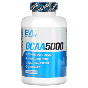 Viên uống phục hồi cơ tăng sức bền BCAA5000 hộp 240 viên của EVLution Nutrition