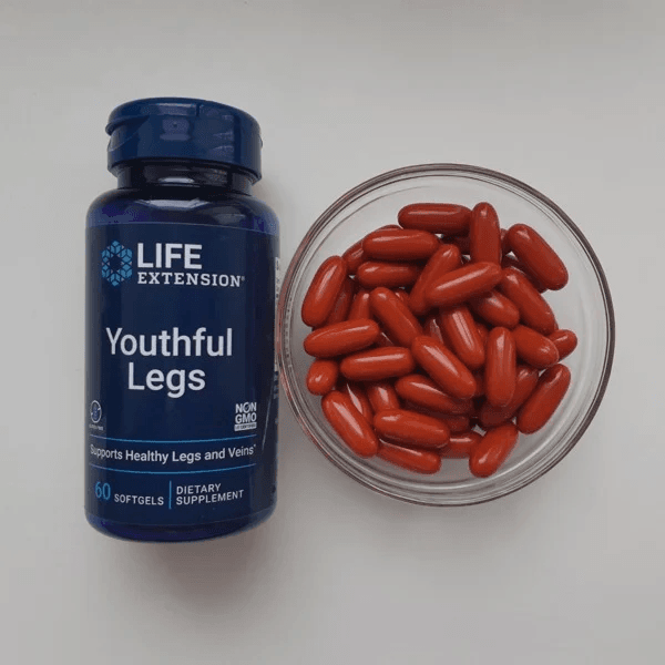 Viên uống hỗ trợ chân và tĩnh mạch Youthful Legs hộp 60 viên của Life Extension 3 Viên uống hỗ trợ chân và tĩnh mạch Youthful Legs hộp 60 viên của Life Extension - Ảnh 3