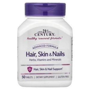 Advanced Formula Hair, Skin & Nails, 50 Tablets của 21st Century