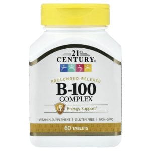 21st Century B-100 Complex Prolonged Release, 60 Tablets