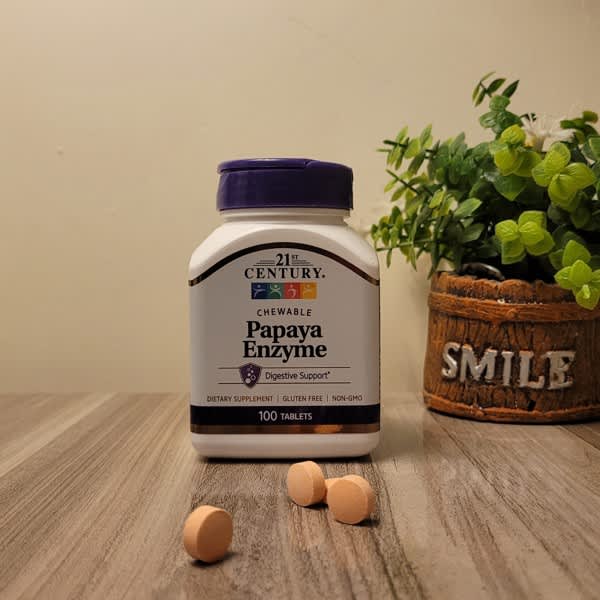 Review Lutein với Zeaxanthin từ Marigold Extract của California Gold Nutrition có tốt không? 5 21st century chewable papaya enzyme 100 tablets 2