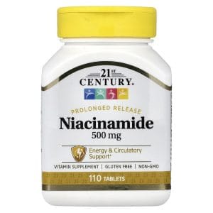 Niacinamide Prolonged Release, 110 Tablets của 21st Century