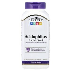Acidophilus Probiotic Blend, 150 Capsules của 21st Century