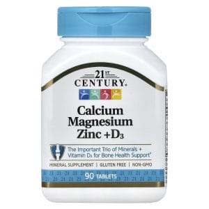 21st Century Healthcare Công ty sản xuất Vitamin hơn 30 tuổi. 11 Calcium Magnesium Zinc D3 90 Tablets của 21st Century
