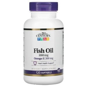 21st Century Healthcare Công ty sản xuất Vitamin hơn 30 tuổi. 7 Fish Oil 1,000 mg, 120 Softgels của 21st Century