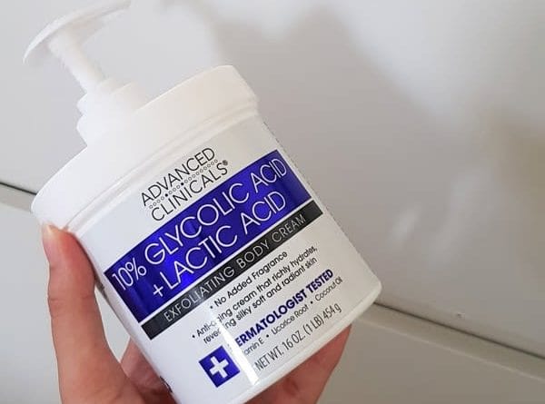 Đánh giá Advanced Clinicals 10% Glycolic Acid Lactic Acid Exfoliating Body Cream có tốt không? 3 advanced clinicals 10 glycolic acid lactic acid exfoliating body cream 16 oz 454 g 6
