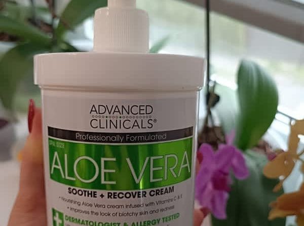 advanced clinicals aloe vera soothe recover cream 16 oz 454 g 2