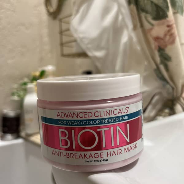 advanced clinicals biotin strengthening hair mask 12 fl oz 340 ml 2