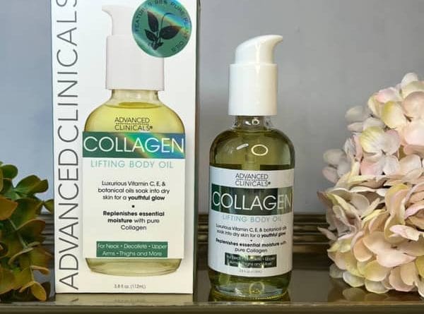 advanced clinicals collagen lifting body oil 3 8 fl oz 112 ml 2