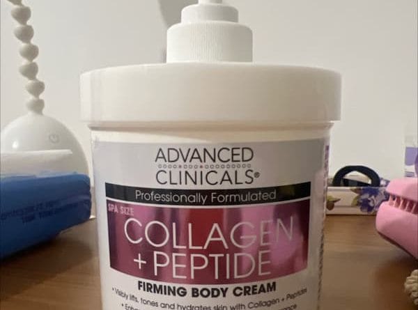 Đánh giá chi tiết Collagen Peptide Firming Body Cream của Advanced Clinicals 10 advanced clinicals collagen peptide firming body cream 16 oz 454 g 2