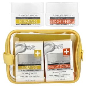 Advanced Clinicals Eye Cream Firming Brightening 2 Piece Set