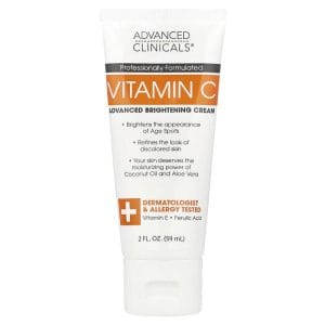 Vitamin C Advanced Brightening Cream, 2 fl oz (59 ml) của Advanced Clinicals