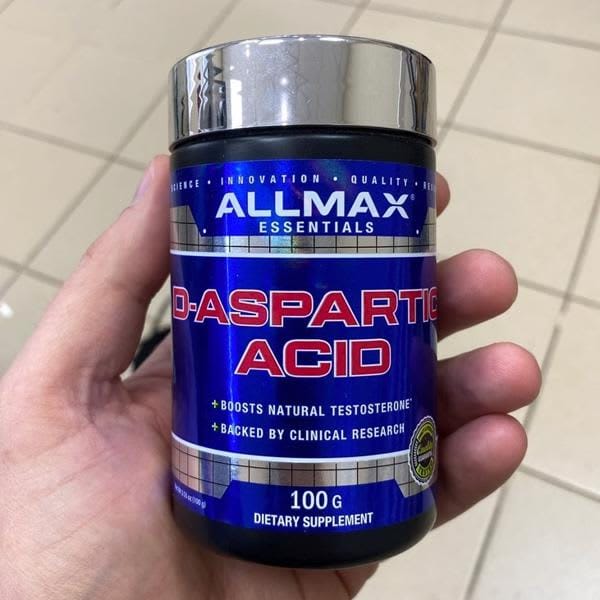 allmax d aspartic acid 3 53 oz 100 g 2
