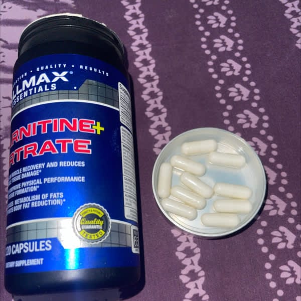 allmax essentials l carnitine tartrate 120 capsules 2