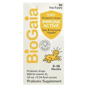 Biogaia Baby Protectis Drops, Immune Active, 0-36 Months, 0.34 fl oz (10 ml)