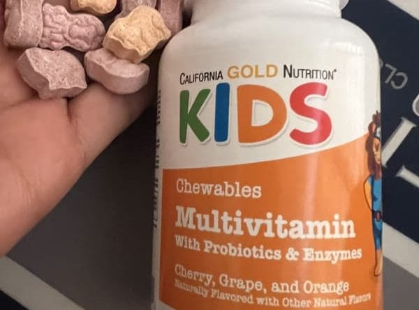 Đánh giá California Gold Nutrition Chewable Multivitamins for Children có tốt không? 6 california gold nutrition chewable multivitamins with probiotics enzymes vitamin a and vitamin c for children assorted fruit 60 vegetarian tablets 2