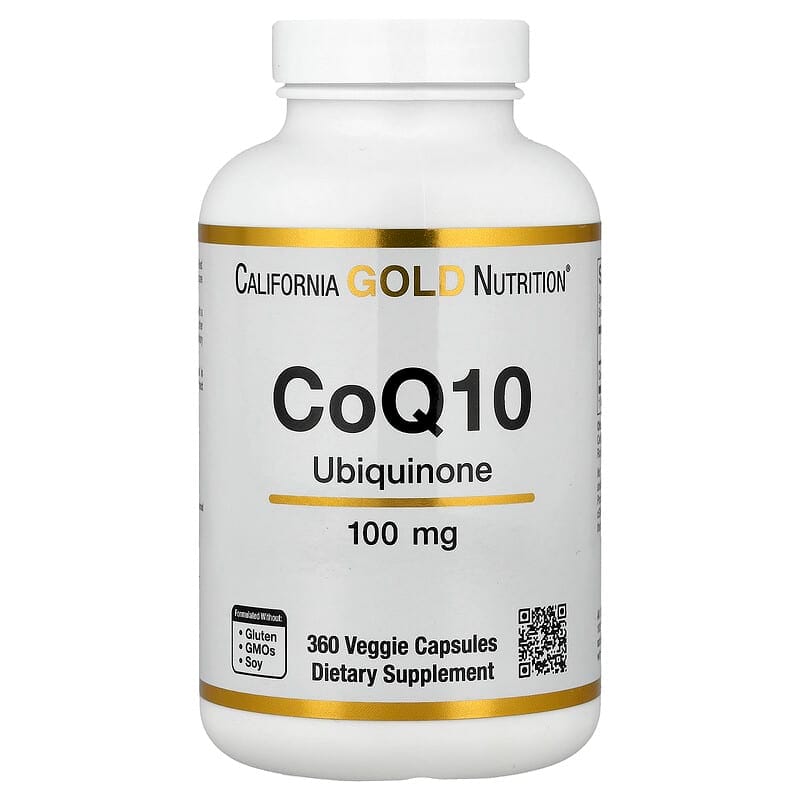 CoQ10 USP Grade Ubiquinone 100 mg, 360 Veggie Capsules của California Gold Nutrition 1 CoQ10 USP Grade Ubiquinone 100 mg, 360 Veggie Capsules của California Gold Nutrition