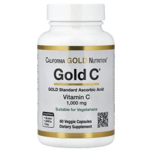 Vitamin C, USP Grade, 1,000 mg, 60 Veggie Capsules của California Gold Nutrition