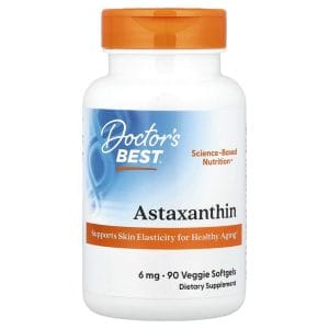 Astaxanthin 6 mg, 90 Veggie Softgels của Doctor's Best