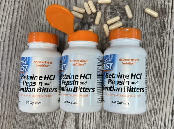 Đánh giá chi tiết Doctor's Best Betaine HCL Pepsin Gentian Bitters 120 Capsules 5 doctor s best betaine hcl pepsin gentian bitters 120 capsules 2