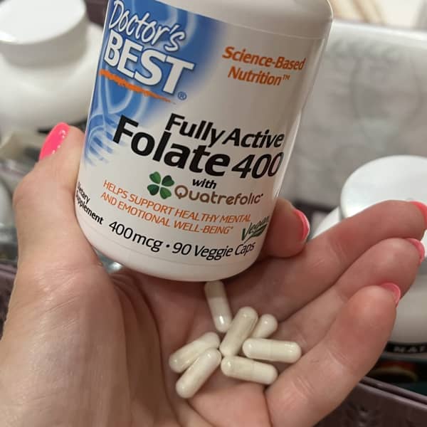 Doctor's Best, Fully Active Folate 400, 400 mcg, 90 Veggie Caps 3 Doctor's Best, Fully Active Folate 400, 400 mcg, 90 Veggie Caps