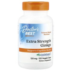 Ginkgo 120 mg, 120 Veggie Caps của Doctor's Best