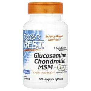 Glucosamine Chondroitin MSM UCII, 90 Veggie Capsule của Doctor's Best