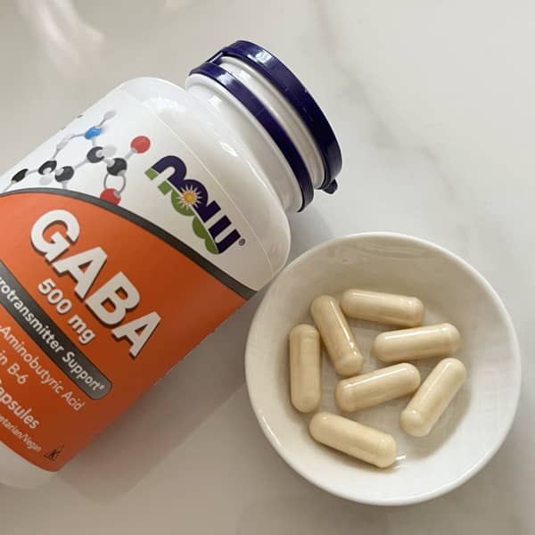 Mua hàng iHerb 25 now foods gaba 100 veg capsules 2