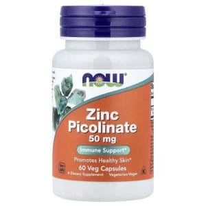 Zinc Picolinate 50 mg, 60 Veg Capsules của NOW Foods