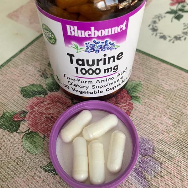 Taurine, Bluebonnet Nutrition, 1000 mg, hộp 50 viên nang thực vật 3 Taurine, Bluebonnet Nutrition, 1000 mg, hộp 50 viên nang thực vật
