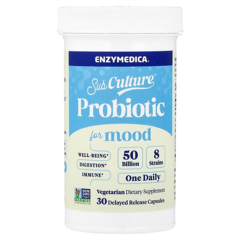 Đánh giá chi tiết Digestive Enzymes của 21st Century có tốt không? 3 enzymedica subculture probiotic for mood 30 delayed release capsules 2