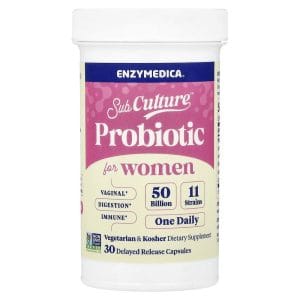 Subculture Probiotic for Women, 50 Billion, 30 Delayed Release Capsules của Enzymedica