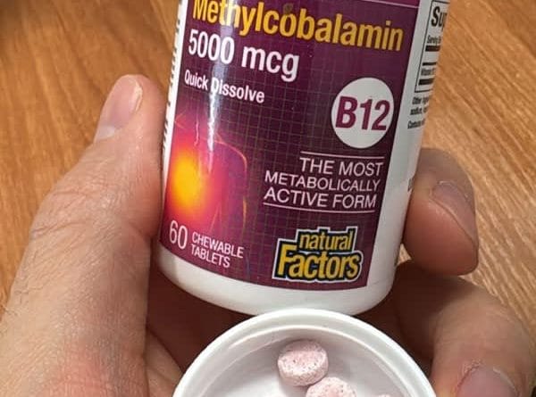 natural factors b12 methylcobalamin 5000 mcg 60 chewable tablets 2