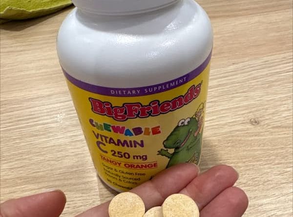 natural factors big friends chewable vitamin c tangy orange 250 mg 90 chewable tablets 2