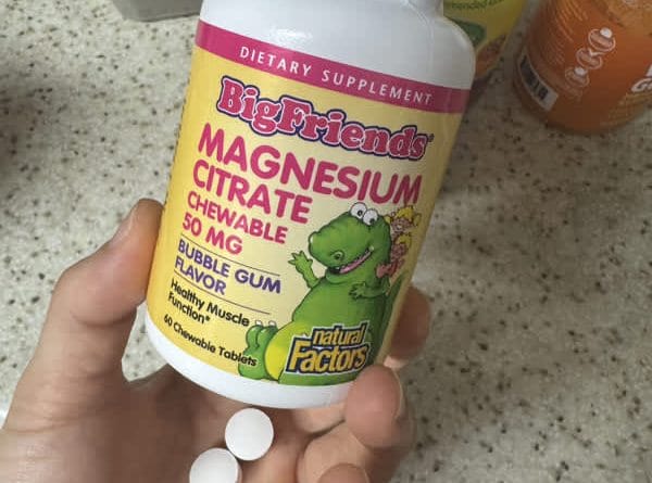 natural factors big friends magnesium citrate bubble gum 50 mg 60 chewable tablets 2