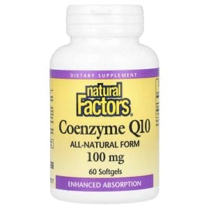 Coenzyme Q10 100 mg, 60 Softgels của Natural Factors