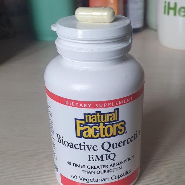 Đánh giá chi tiết Natural Factors Hi Potency B Complex 90 Capsules 7 natural factors emiq bioactive quercetin 60 vegetarian capsules 2