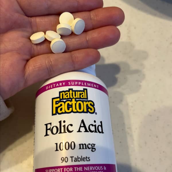 natural factors folic acid 1000 mcg 90 tablets 2