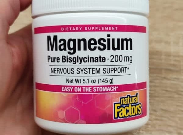 Đánh giá chi tiết Magnesium Bisglycinate của Natural Factors từ iHerb 1 natural factors magnesium pure bisglycinate 5 1 oz 145 g 2