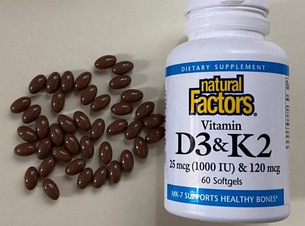 natural factors vitamin d3 k2 25 mcg 1 000 iu 120 mcg 60 softgels 2