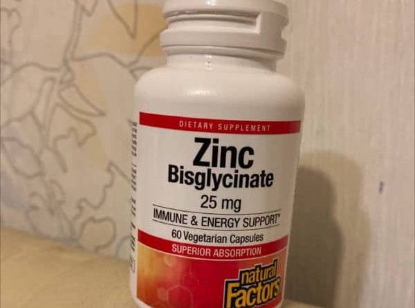 natural factors zinc bisglycinate 25 mg 60 vegetarian capsules 2