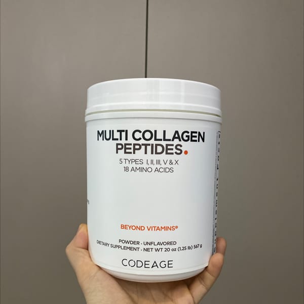 Codeage Multi Collagen Peptides, dạng bột không mùi vị, 567 g (20 oz) của Codeage 3 Codeage Multi Collagen Peptides, dạng bột không mùi vị, 567 g (20 oz) của Codeage